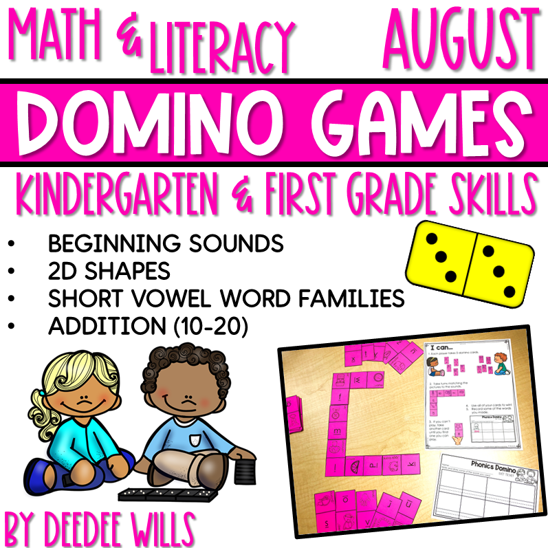 Preview of Domino Game – August