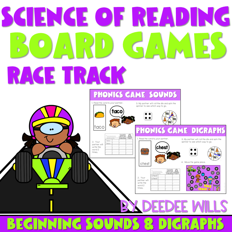 Preview of Race Track Board Game