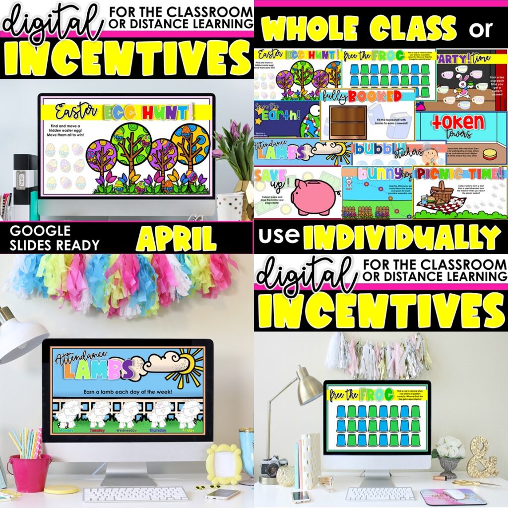 Preview of First Grade Digital Printables – April