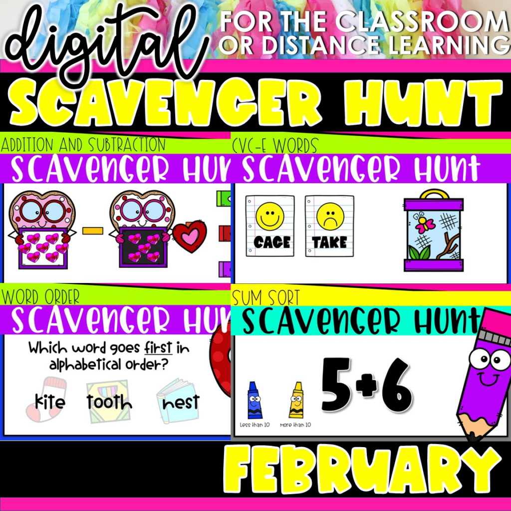 Preview of Scavenger Hunt – February