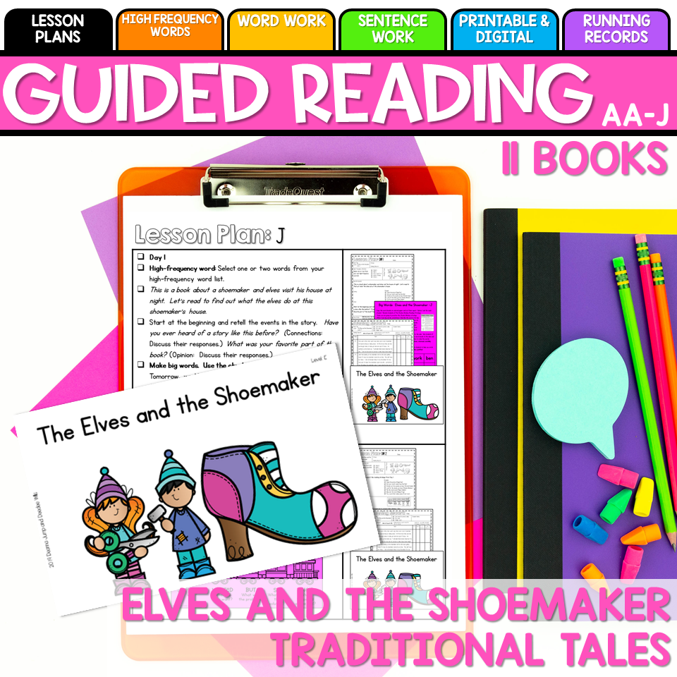 Preview of Elves and The Shoemaker Set