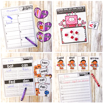 Preview of Kindergarten Math and ELA Centers
