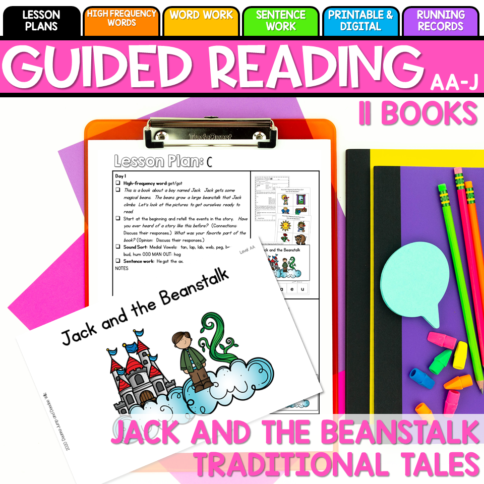 Preview of Jack and The Beanstalk Set AA-J