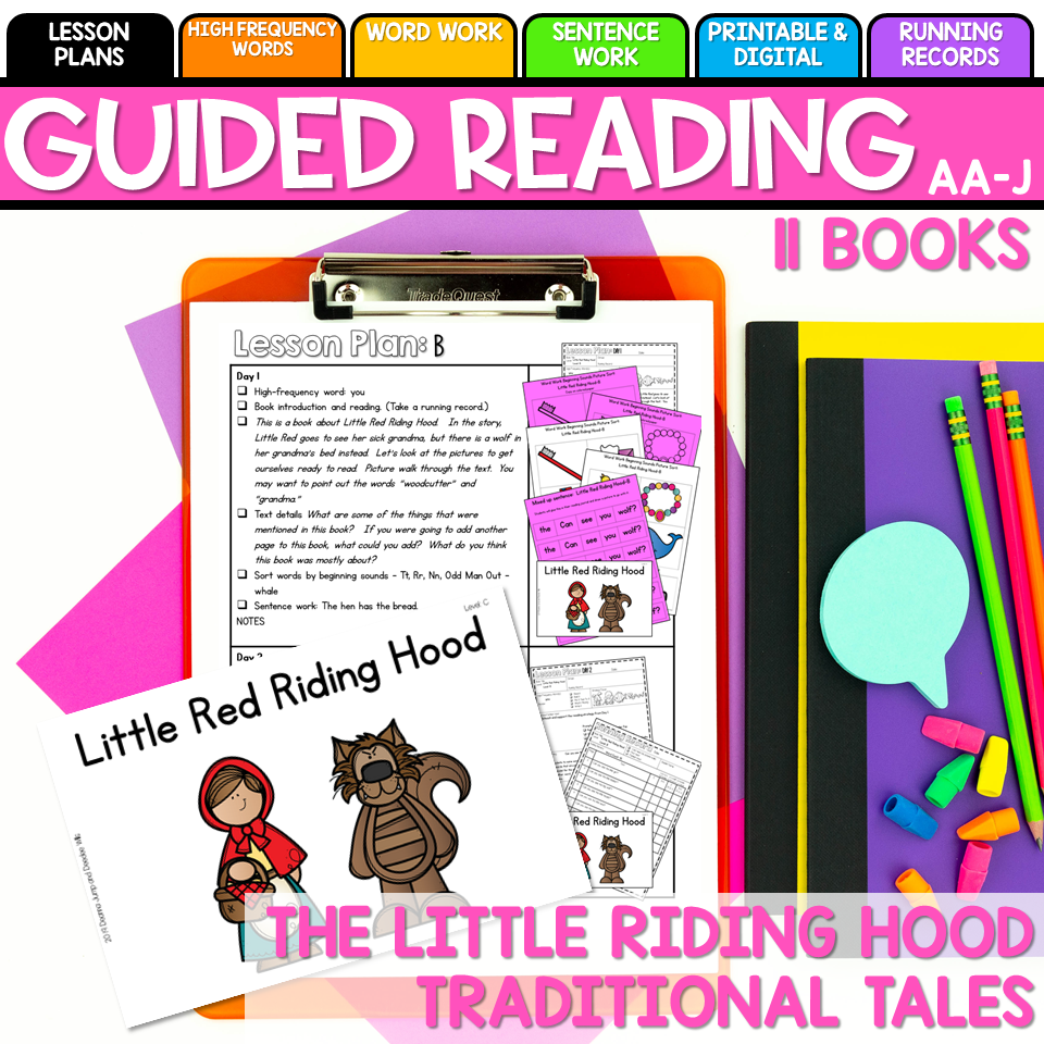 Preview of Little Red Riding Hood AA-J and Digital Books