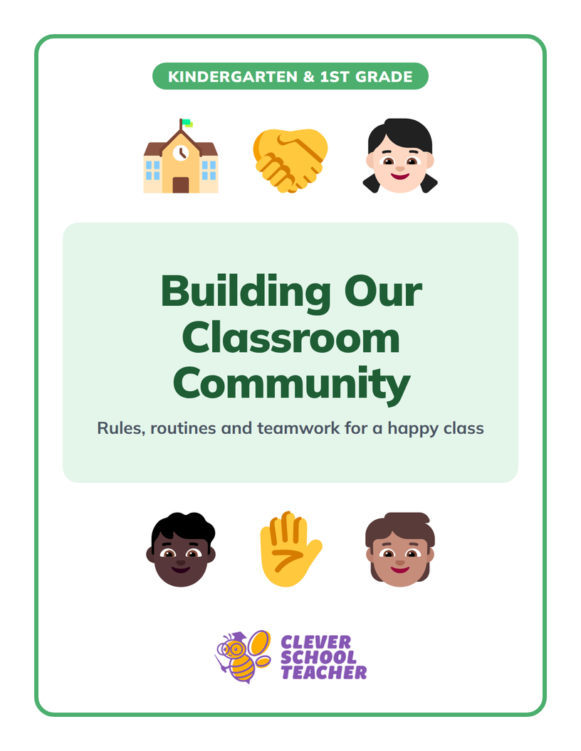 Cover of Building Our Classroom Community