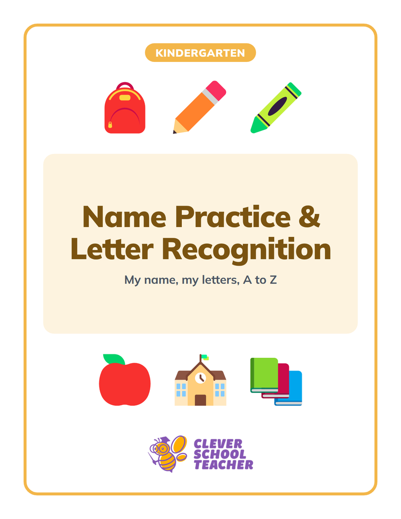 Cover of Name Practice & Letter Recognition