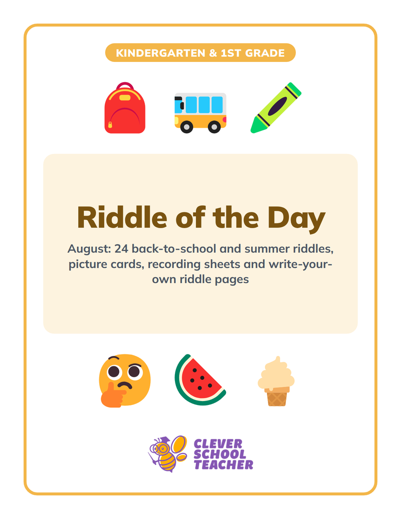 Cover of Riddle of the Day – August 2026