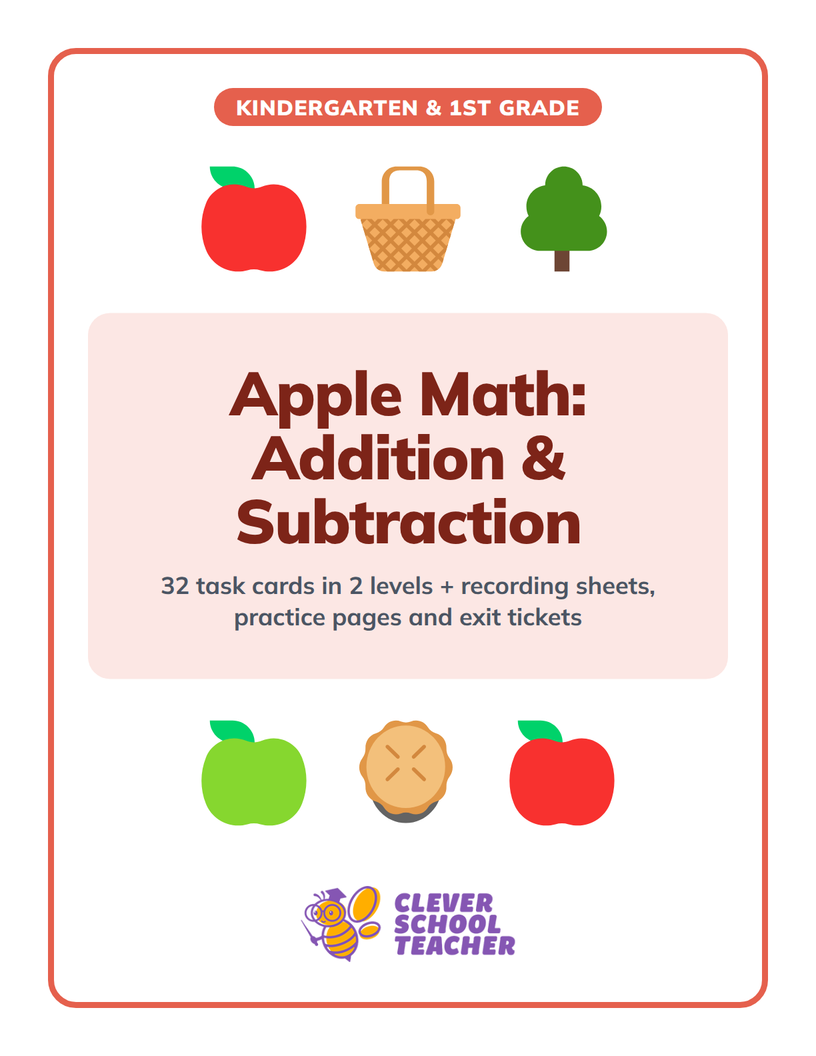Cover of Apple Math: Addition & Subtraction