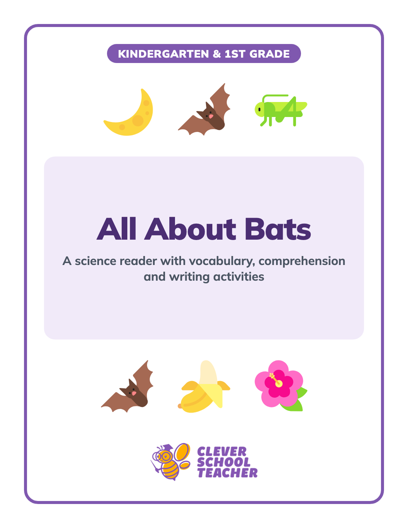 Cover of All About Bats: Science Reader & Activities
