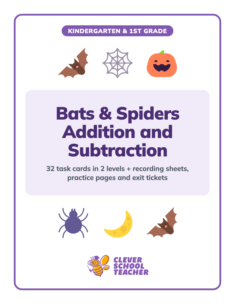 Cover of Bats & Spiders Addition and Subtraction