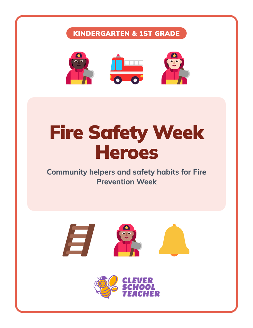 Cover of Fire Safety Week Heroes