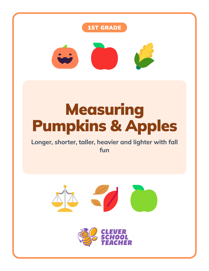 Cover of Measuring Pumpkins & Apples