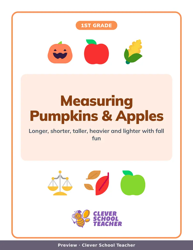 Measuring Pumpkins & Apples, Page 1 of 22
